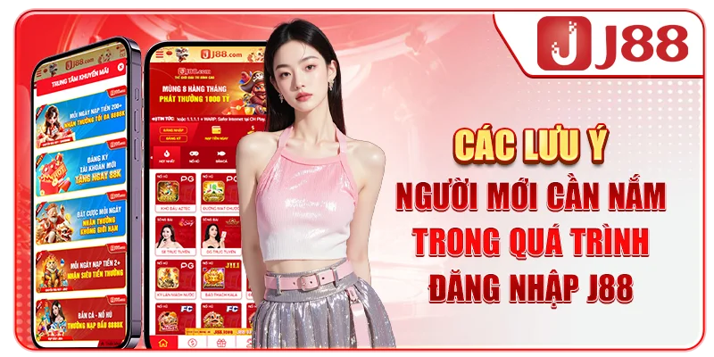 Các lưu ý người mới cần nắm trong quá trình đăng nhập J88